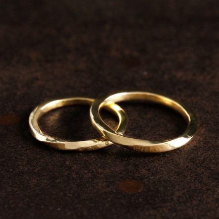 Flow Twist Ring - Square 2.5mm 流水 方 戒指 中版