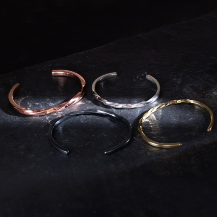 Flow & Twist Bangle 3mm 流水 手環 中版