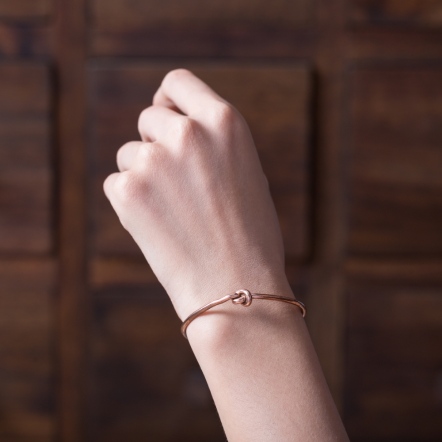 Knot Tying Bangle 3mm 單結1號 手環 寬版