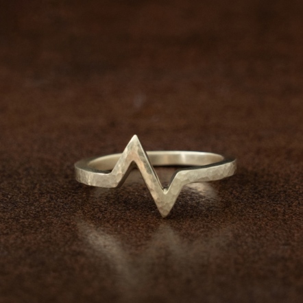 Beats HammeredHead Ring Nshape Wide Version 悸 N 錘目 寬版 戒指