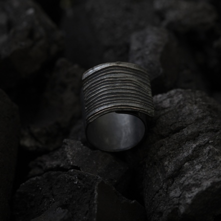 Calligraphy - Forwarding Ring 墨摺 行縱 戒指