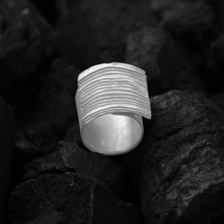 Calligraphy - Forwarding Ring 墨摺 行縱 戒指