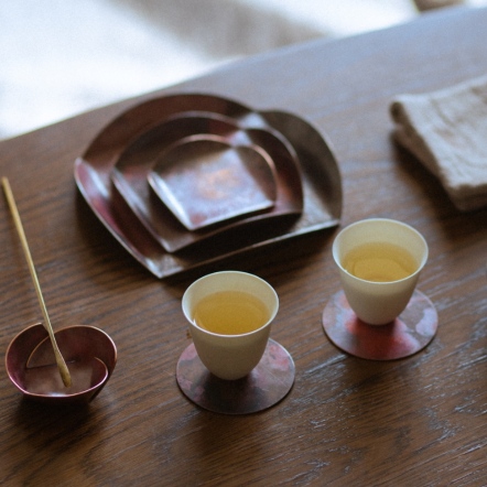 Chado Flat Base（Small）分則合皿 茶托 小