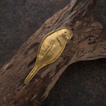 Bird pendant/necklace 鳥 金工手工墜飾項圈