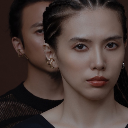 Ｍermaid Ama Seagrass Seaweed EarCuff 海女 波浪海藻 耳扣