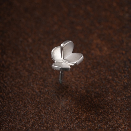 鬍子小姐 蛻變 花徑 2/2 純銀 耳釘 單支