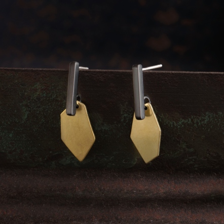 Ore Earrings 礦石耳環