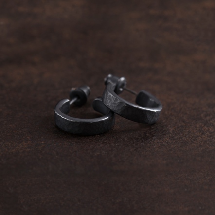 Classic HammeredHead Ocean Pattern Earrings 經典錘目 海紋 耳環