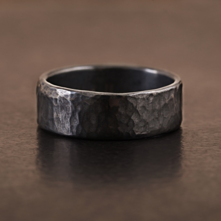 Classic HammeredHead Ocean Pattern Ring 5.5-6mm 經典錘目 海紋 戒指 特寬版