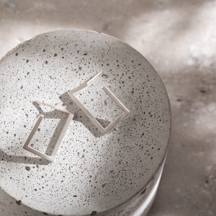 Constructivism Earrings No.2 結構主義 NO.2 斜方 耳環