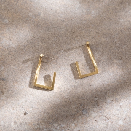 Constructivism Earrings No.3 結構主義 NO.3 扭方 耳環