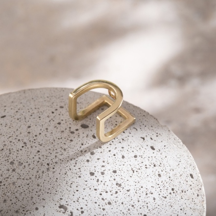 E&S Obstinate EarCuff 執拗與白眼 固執（圓）耳扣 