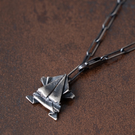 Origamini Frog Y-Necklace 小摺學 蛙 Y字項鍊