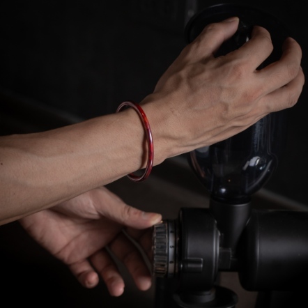 Lava Bangle 6mm 素面 熔岩紅 手環 特寬版