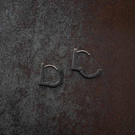 LOGO Hoop Earrings - small LOGO 圈型 小耳環