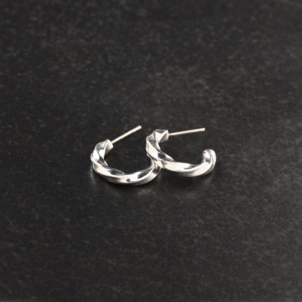 Flow Galaxy Silver Earrings 流水 星河銀耳環