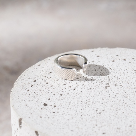 Embossed Leather Grain EarCuff 皮革紋 耳扣