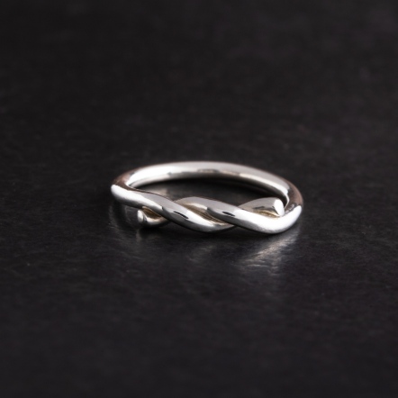 Knot Tying No.2 Ring 2.5mm 單結 2號 戒指 寬版