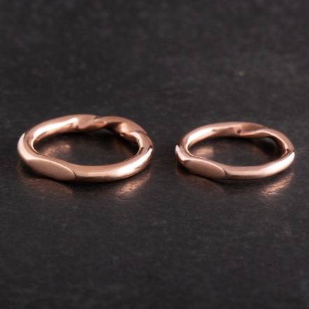 DoubleSided Ring 2.5mm 雙面流水 戒指 中版