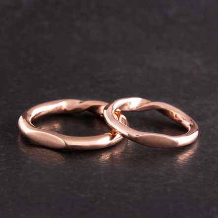 DoubleSided Ring 3mm 雙面流水 戒指 寬版