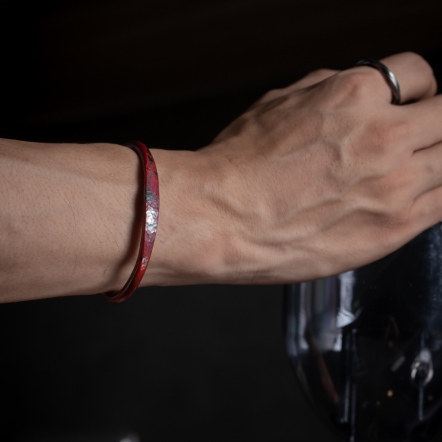 Classic An Eye Hammered Bangle 6mm 經典目眼 錘目 手環 超寬版