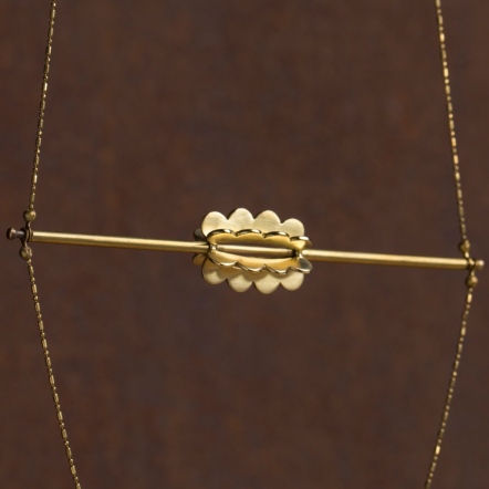 Misstache - Upset / Upturn Draped Brass Long Necklace 鬍子小姐 轉 垂墜 黃銅長項鍊