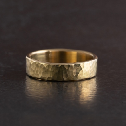 Classic HammeredHead Ocean Pattern Ring 7mm+ 經典錘目 海紋 戒指 超寬版