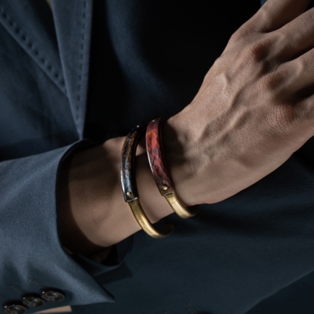 Riveting Bangle 10mm 鉚釘 手環 超寬版