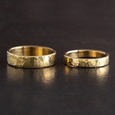 Classic HammeredHead Ocean Pattern Ring 3.2-3.5mm 經典錘目 海紋 戒指 中版