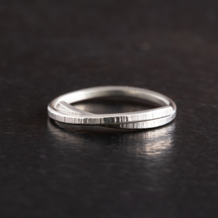 Embrace Open Ring 2mm 環抱 開放式 戒指 中版