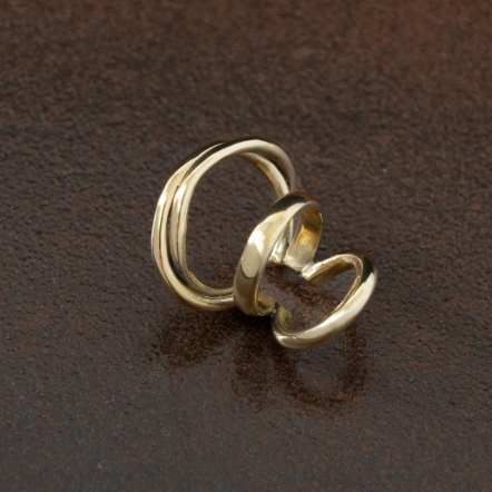 Galaxy Brass Earcuff  多環星系 黃銅耳掛