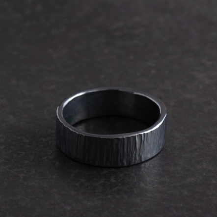 Classic HammeredHead Woodgrain Pattern Ring 2mm 經典錘目 樹紋 戒指 極細版