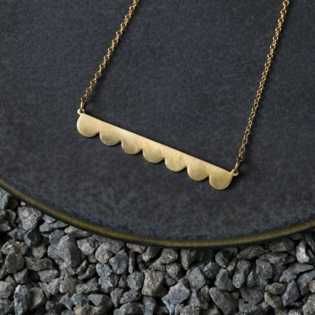 Misstache N.7 Brass Necklace 鬍子小姐 7號 黃銅項鍊