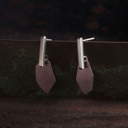 Ore Earrings 礦石耳環