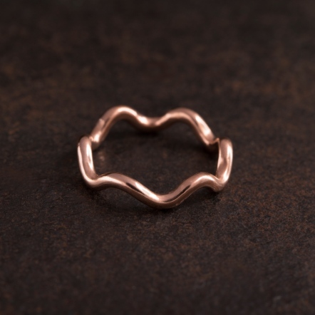 Ｍermaid Ama Wave Ring 1.5mm 海女 波浪 戒指 細版