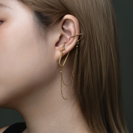 Orbital Chain – Brass Double Layer 星環掛鍊 黃銅珠鍊雙軌