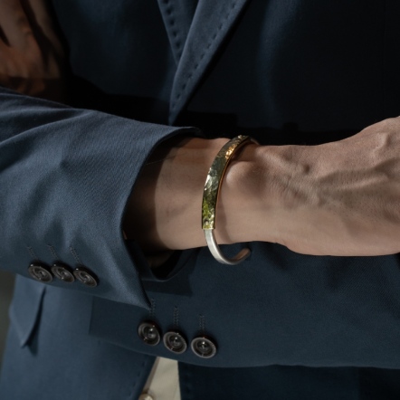 Riveting Bangle 9-10mm 鉚釘 手環 超寬版