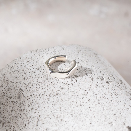 Hex Silver EarCuff 六角 純銀耳扣