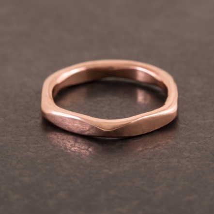 Hexagon Ring 4mm 六角 戒指 寬版