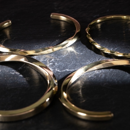 Flow & Twist Bangle 3.5mm 流水 手環 寬版