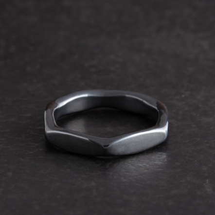 Hexagon Ring 4mm 六角 戒指 特寬版