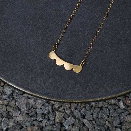 Misstache N.4 Brass Necklace 鬍子小姐 4號 黃銅項鍊