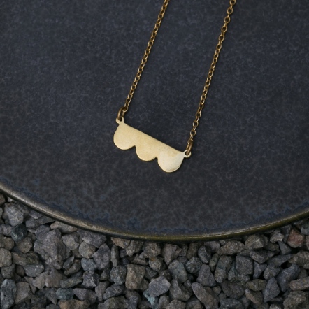 Misstache N.3 Brass Necklace 鬍子小姐 3號 黃銅項鍊