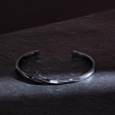 Flow & Twist Bangle 2.5mm 流水 手環 細版