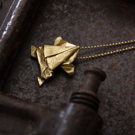 Origamini Frog Necklace 小摺學 蛙 項鍊