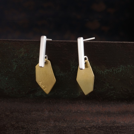 Ore Earrings 礦石耳環