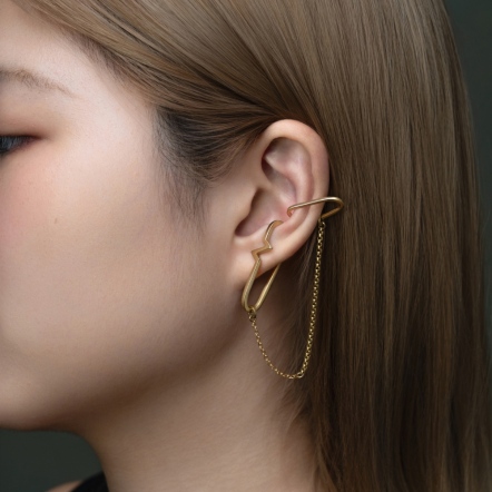 Neptune Satellite EarCuff 悸 N字星環 耳掛