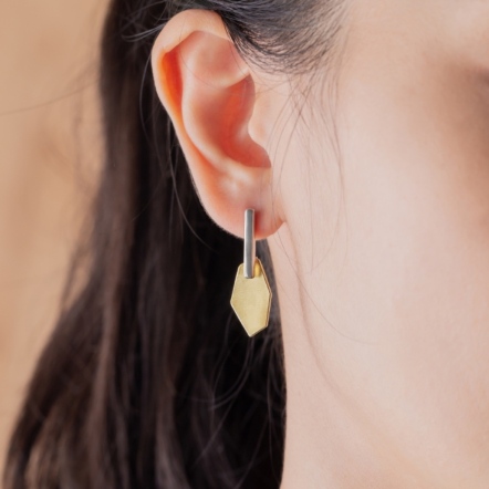 Ore Earrings 礦石耳環 