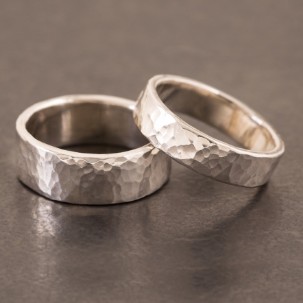 Classic HammeredHead Ocean Pattern Ring 7mm+ 經典錘目 海紋 戒指 超寬版