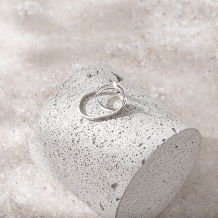 Asteroid Belt EarCuff - Triple rings design 三環星帶 耳扣